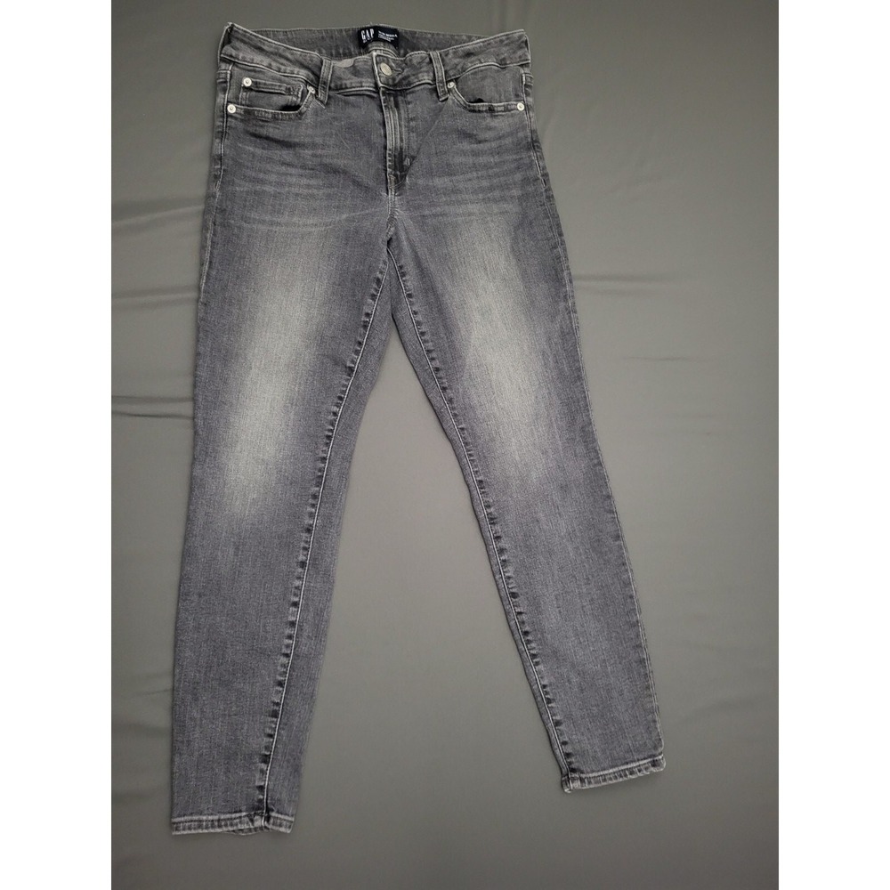 Gap Universal Legging Jeans Womens 10/30 Gray Denim Skinny Mid‎ Rise Stretch